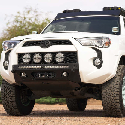 Skid Plate for Center Mount Front Bumpers: 2014-2024 Toyota 4Runner Full Vehicle View