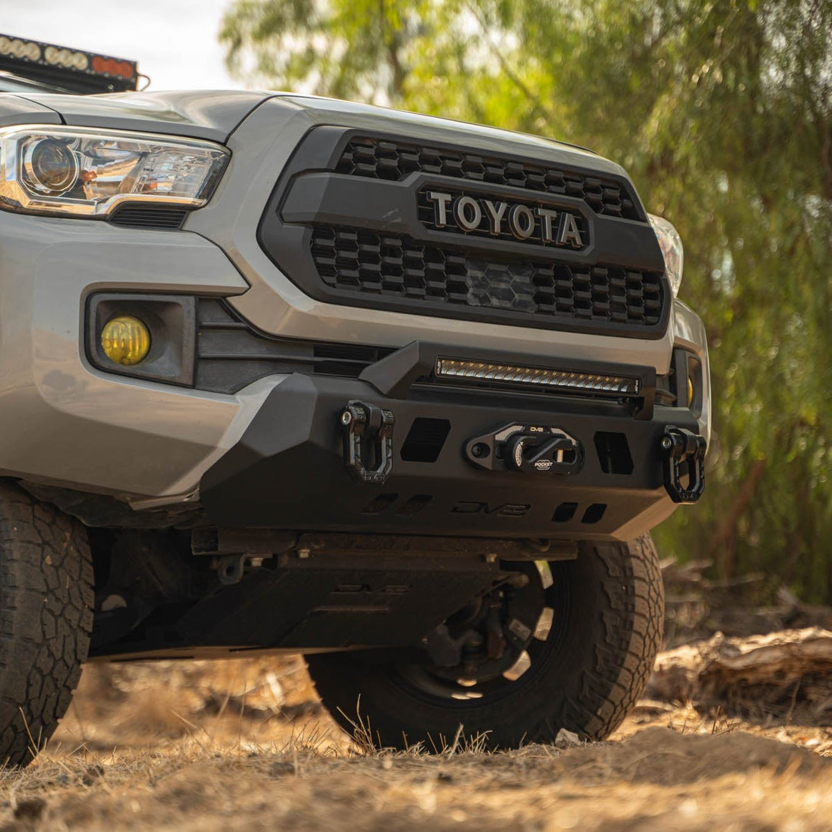 DV8 Offroad Center Mount Front Bumper V2 for Toyota Tacoma — image 3