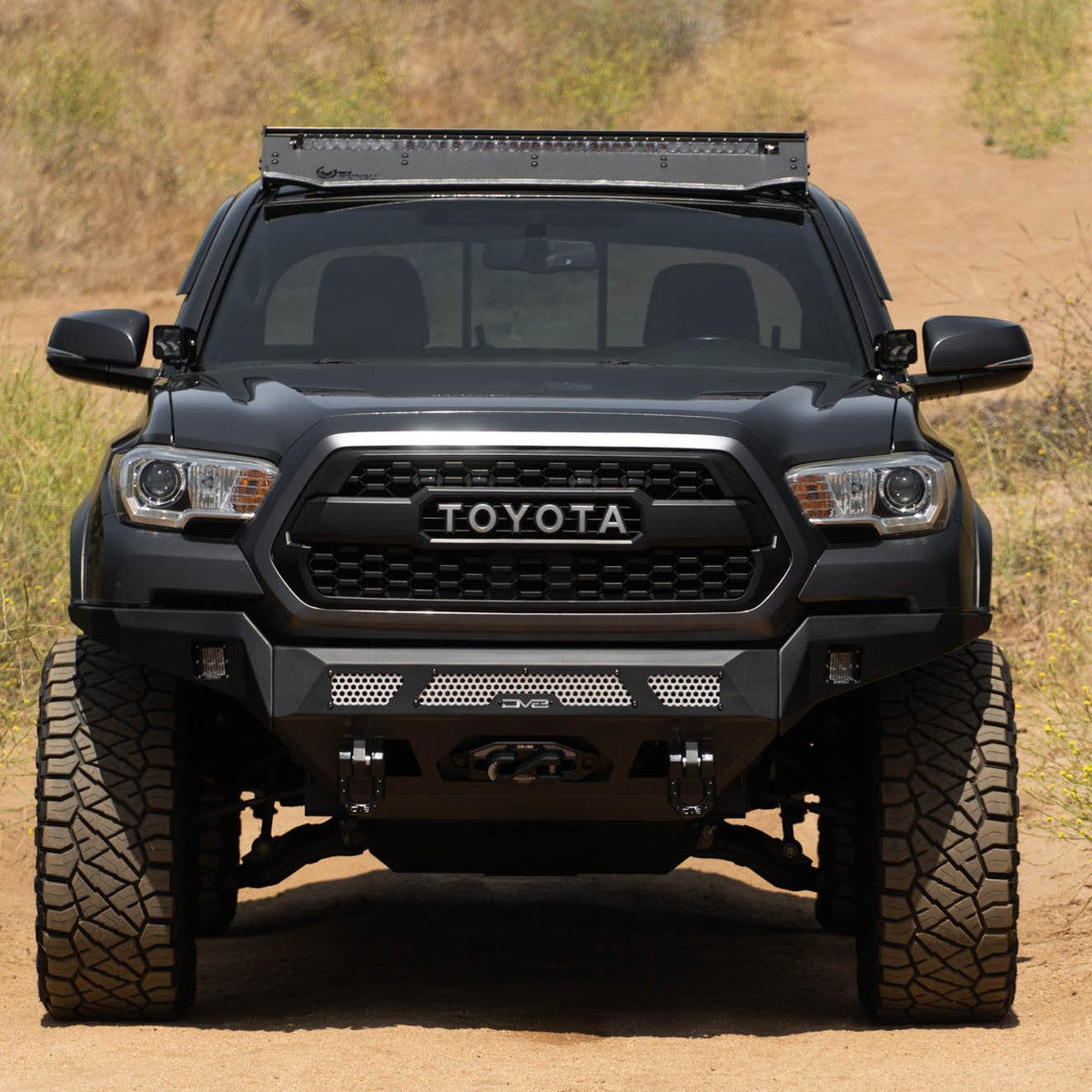 Front Profile of the 2016-2023 Toyota Tacoma Made To Overland Front Bumper