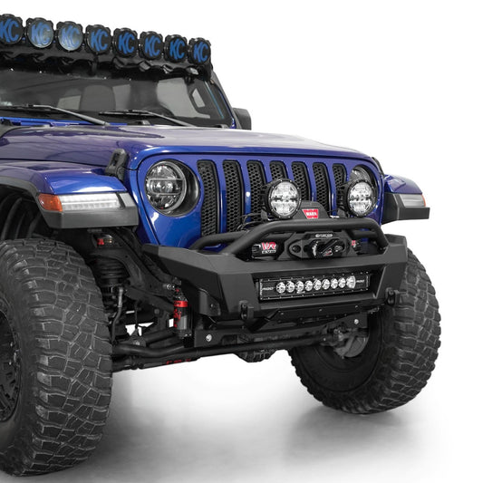 Addictive Desert Designs Phantom Winch Stubby Front Bumper for Jeep JL/JT — image 1