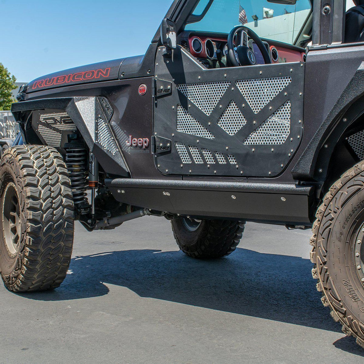2018-21 Jeep JL 2 Door Boatside Rock Sliders-DV8 Offroad