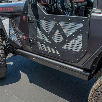 2018-21 Jeep JL 2 Door Boatside Rock Sliders-DV8 Offroad