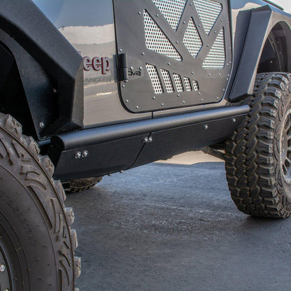 2018-21 Jeep JL 2 Door Boatside Rock Sliders-DV8 Offroad