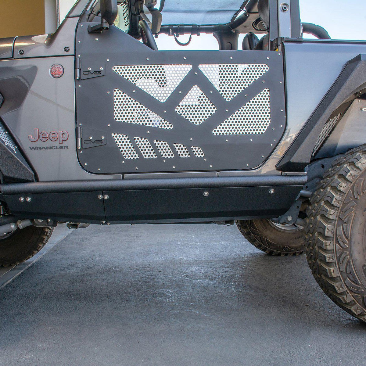 2018-21 Jeep JL 2 Door Boatside Rock Sliders-DV8 Offroad