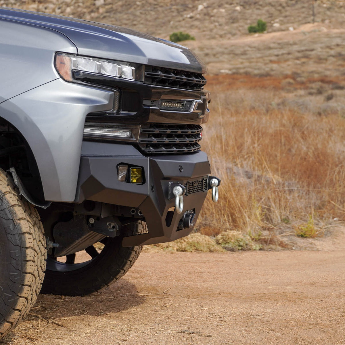 Off roading with the 2019-2021 Chevy Silverado 1500 Spec Series Front Bumper