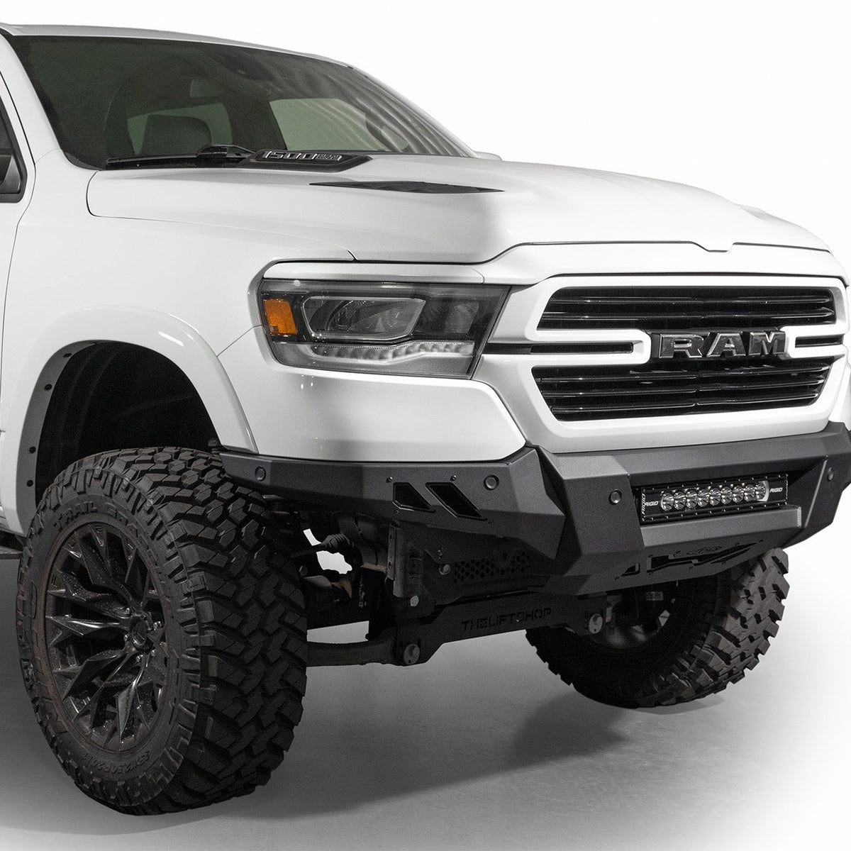 Addictive Desert Designs Black Label Front Bumper for RAM 1500 — image 1