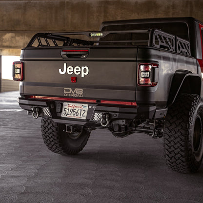2020-2023 Jeep Gladiator JT | MTO Series Rear Bumper, installed from behind