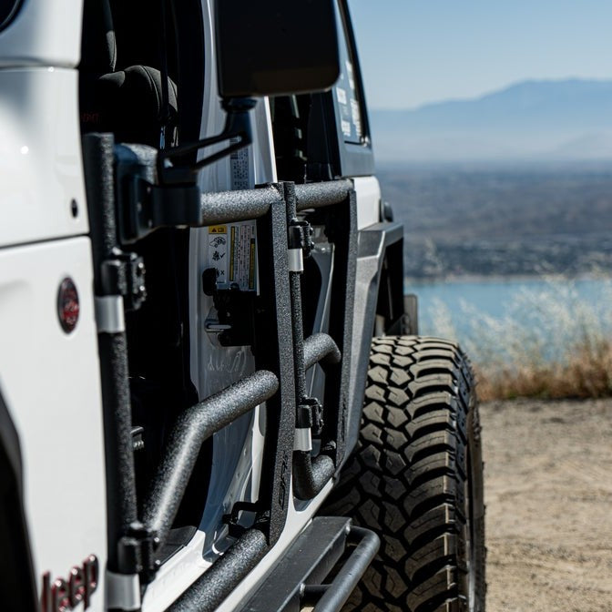 Body Armor 4x4 JL-6154 Front Tube Doors for Jeep Wrangler JL and Gladiator JT — image 5