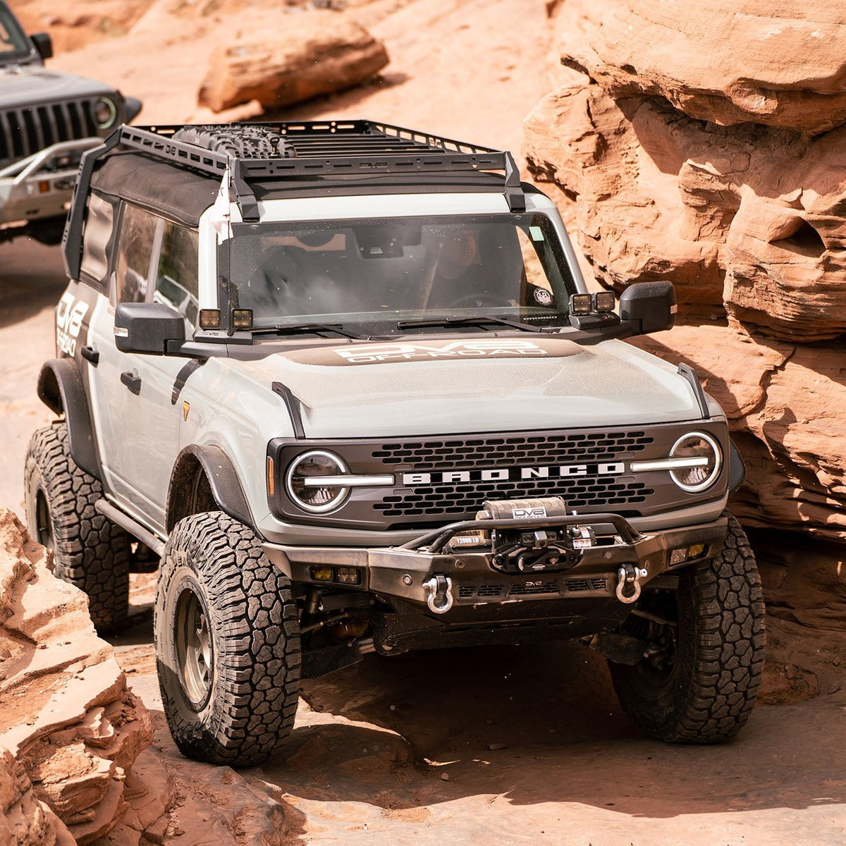 DV8 Offroad 4-Door Soft Top Roof Rack for Ford Bronco — image 3