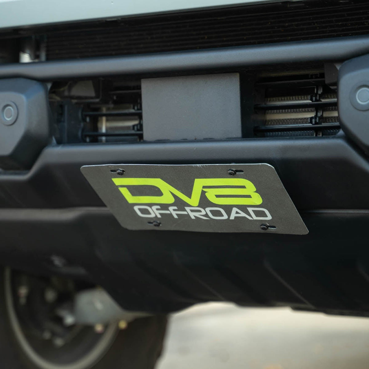 Capable Bumper Slanted Front License Plate Mount for the 2021-2023 Ford Bronco