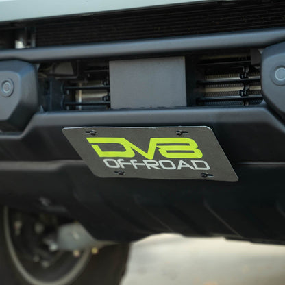 Capable Bumper Slanted Front License Plate Mount for the 2021-2023 Ford Bronco
