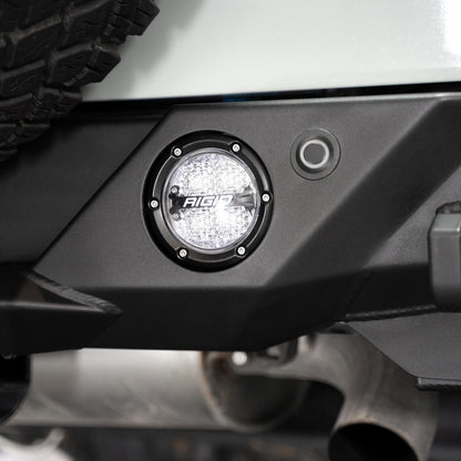 2021-2023 Ford Bronco Krawler Rear Bumper With 4" side lights installed