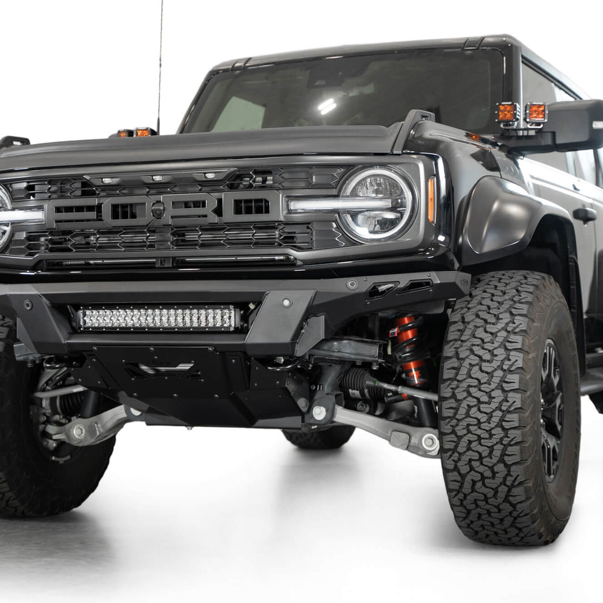 Phantom Front Bumper for the 2022-2023 Ford Bronco Raptor, studio shot