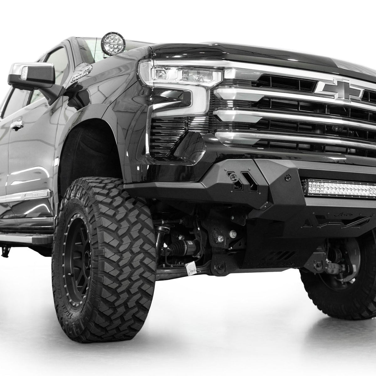 Addictive Desert Designs Black Label Front Bumper for Chevy Silverado 1500 — image 1