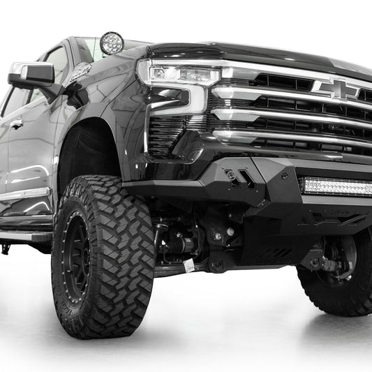 Addictive Desert Designs Black Label Front Bumper for Chevy Silverado 1500 — image 1