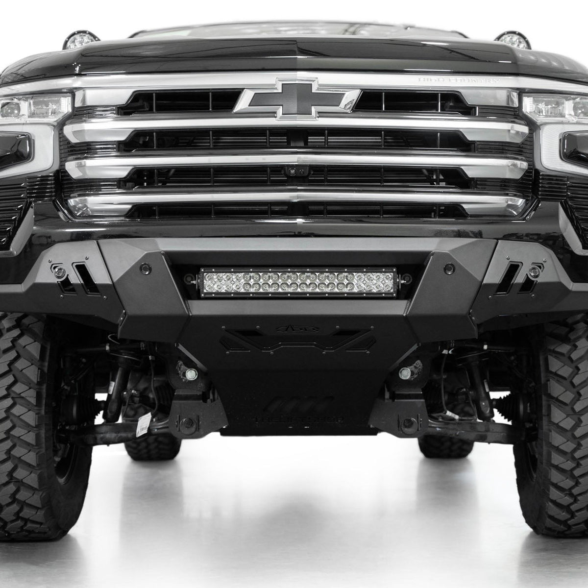 Addictive Desert Designs Black Label Front Bumper for Chevy Silverado 1500 — image 5