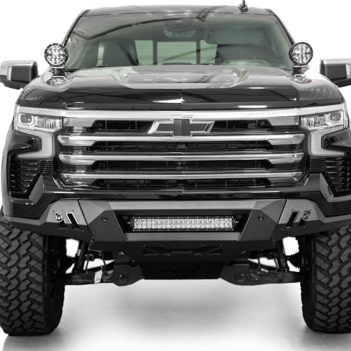 Addictive Desert Designs Black Label Front Bumper for Chevy Silverado 1500 — image 2
