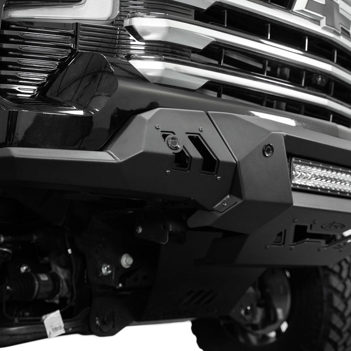 Addictive Desert Designs Black Label Front Bumper for Chevy Silverado 1500 — image 6