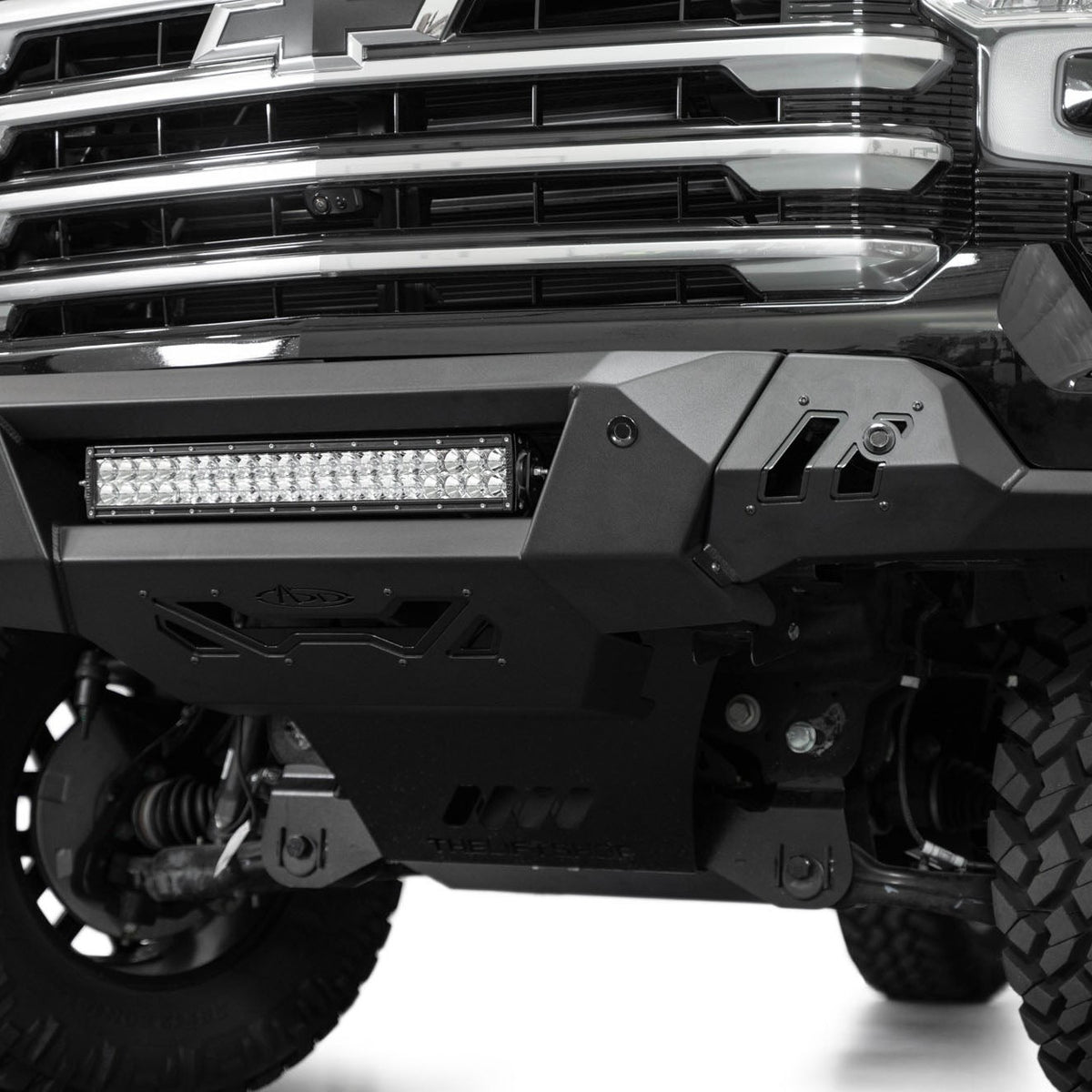 Addictive Desert Designs Black Label Front Bumper for Chevy Silverado 1500 — image 4
