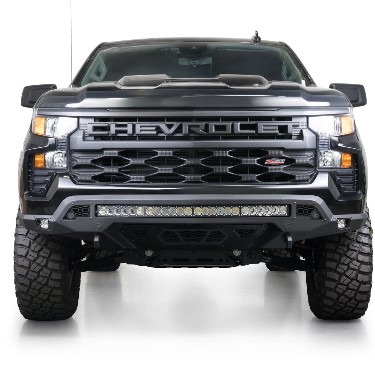 Addictive Desert Designs Stealth Fighter Front Bumper for Silverado 1500 — image 2