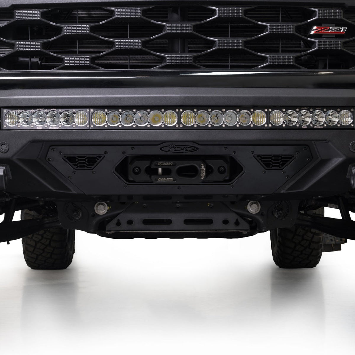 Addictive Desert Designs Stealth Fighter Front Bumper for Silverado 1500 — image 4