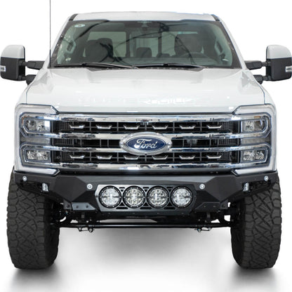 2023 Ford Super Duty Bomber Front Bumper with Rigid Industries Lights, Front Profile