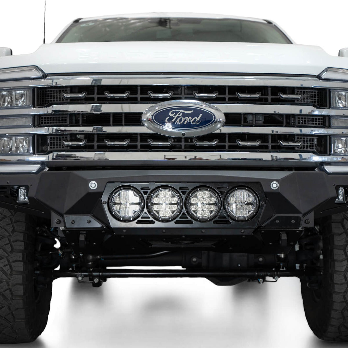 2023 Ford Super Duty Bomber Front Bumper with Rigid Industries Lights, center lights