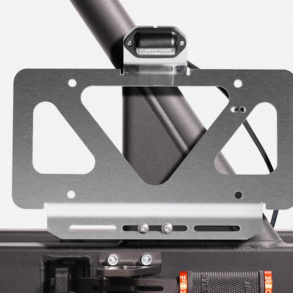 Ultraswing License Plate Light Kit mounted on an UltraSwing