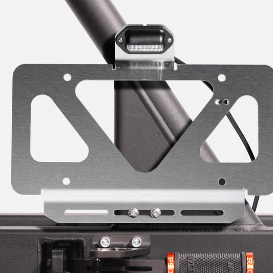 Ultraswing License Plate Light Kit mounted on an UltraSwing