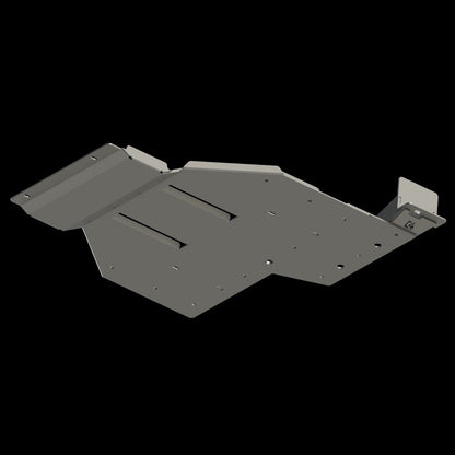 Digital rendering showing the construction of the rear skid for the 4th Gen Tacoma Hybrid from C4 Fabrication.