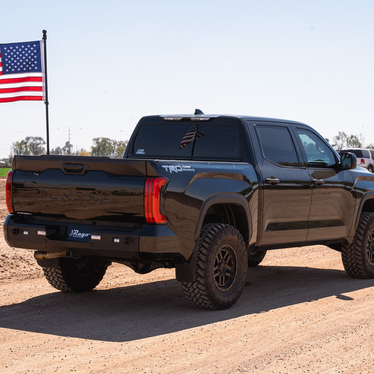 Rago Fabrication Toyota Tundra and Tacoma Bed Rail Flag Pole Holder — image 2