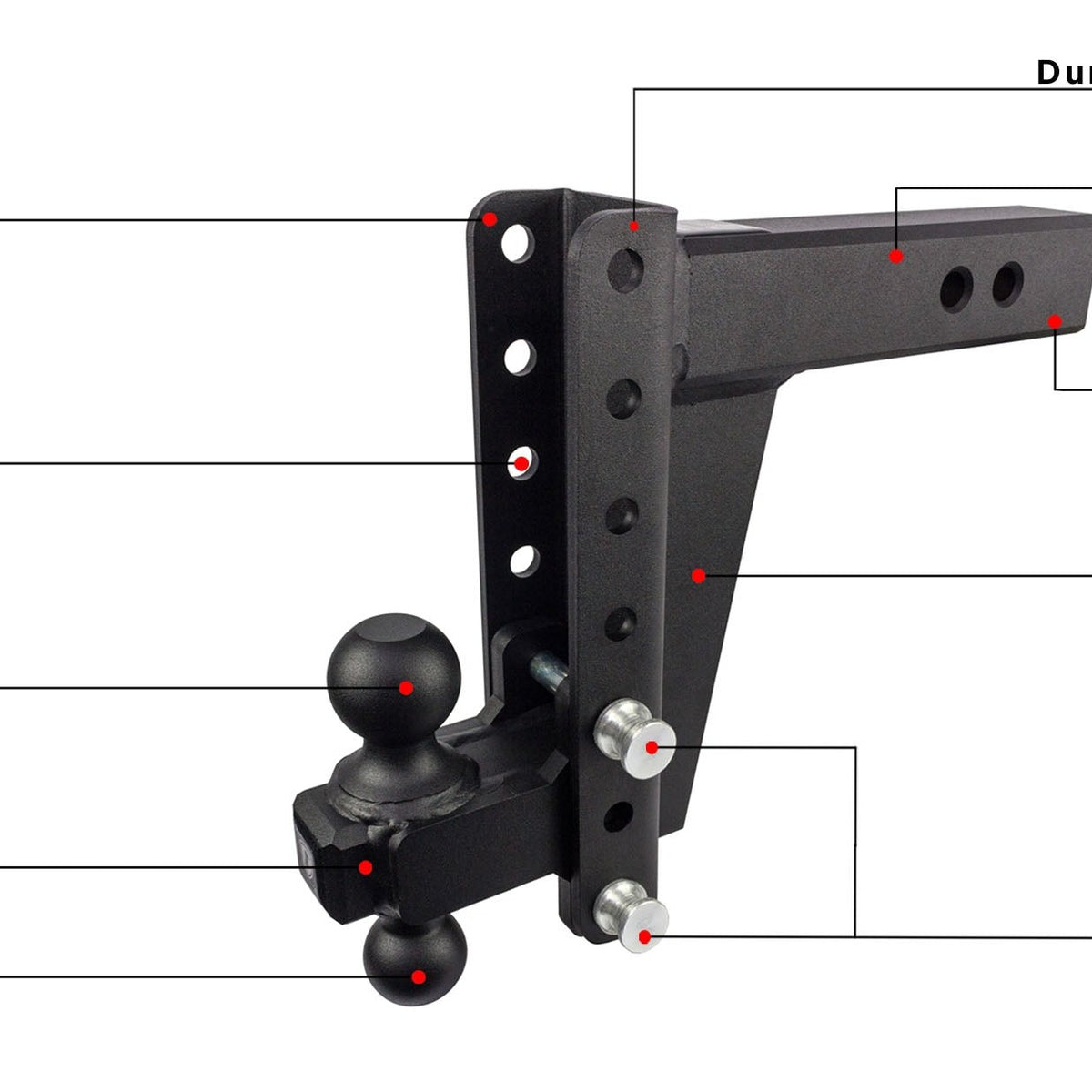 BulletProof Hitches 2.5" Class 5 8" Drop or Rise Hitch — image 5