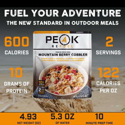 Peak Refuel Mountain Berry Cobbler Freeze-Dried Dessert — image 3