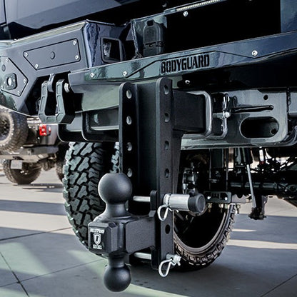 BulletProof Hitches Heavy Duty 3.0" Shank 8" Drop Rise Tow Hitch — image 3