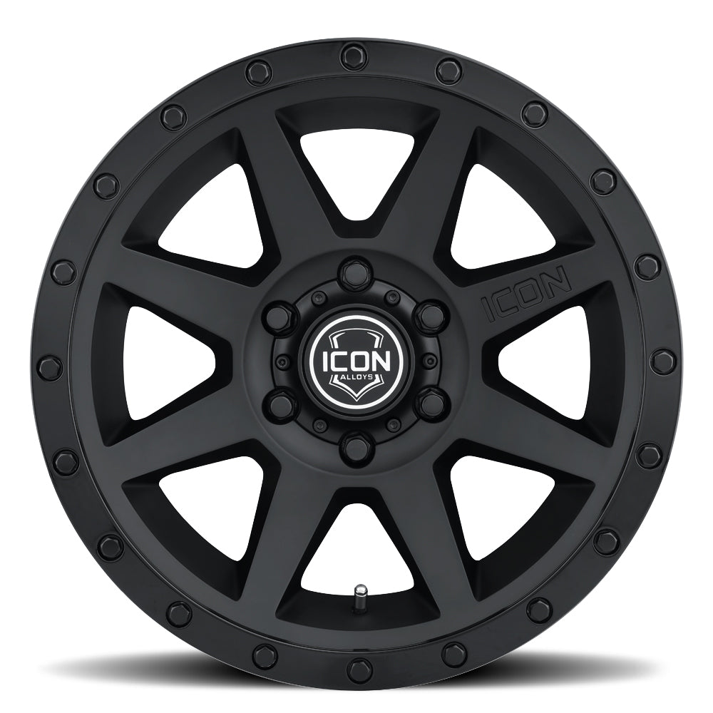 ICON Alloys Rebound 20x9 6x5.5 0mm Double Black Wheel — image 2