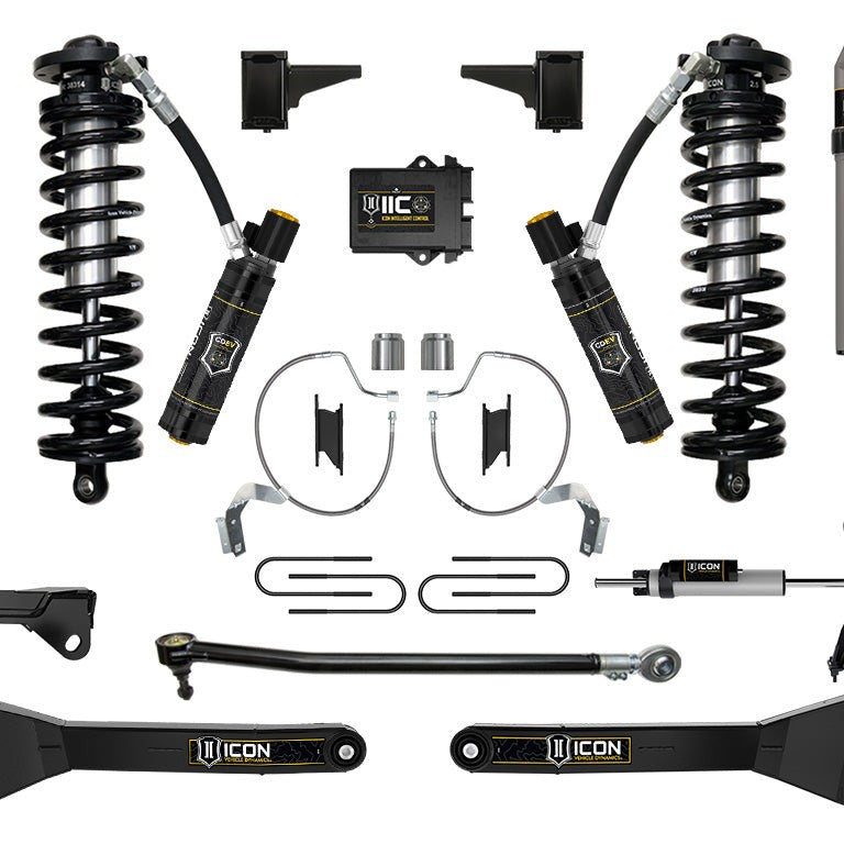 ICON Stage 8 Coilover Conversion System for 2023-2026 Ford F-250/F-350 Super Duty 4WD with Radius Arms — image 1