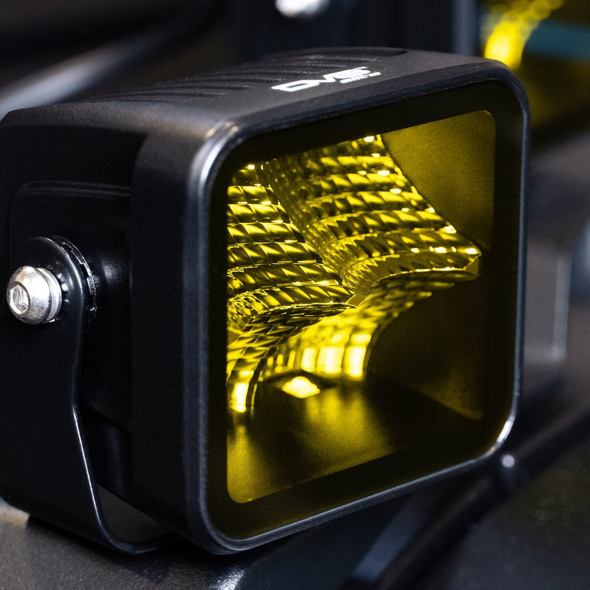 DV8 Offroad 3-Inch Elite Series LED Amber Pod Light — image 4