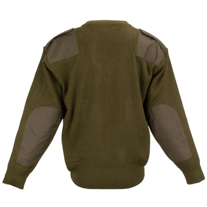 Italian OD Commando Sweater V-Neck | Unissued