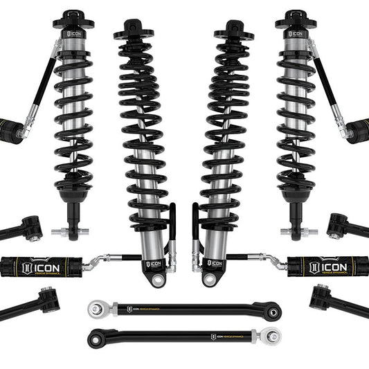 ICON Stage 5 Tubular Suspension System for 2021-2026 Ford Bronco Sasquatch 2-3" Lift Heavy Rate — image 1