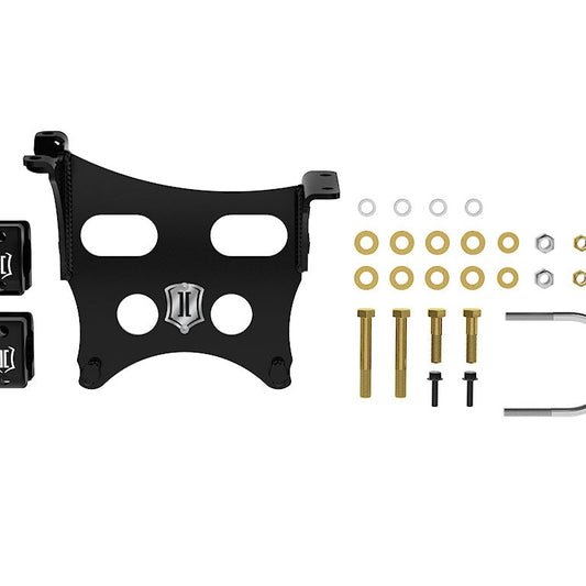 ICON Vehicle Dynamics Dual Steering Stabilizer Bracket Kit for 2023-2026 Ford F-250/F-350 Super Duty 4WD — image 1