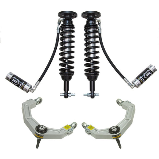 ICON Stage 4 Suspension System for 2014 Ford F-150 2WD 1.75-2.63" Lift Billet — image 1