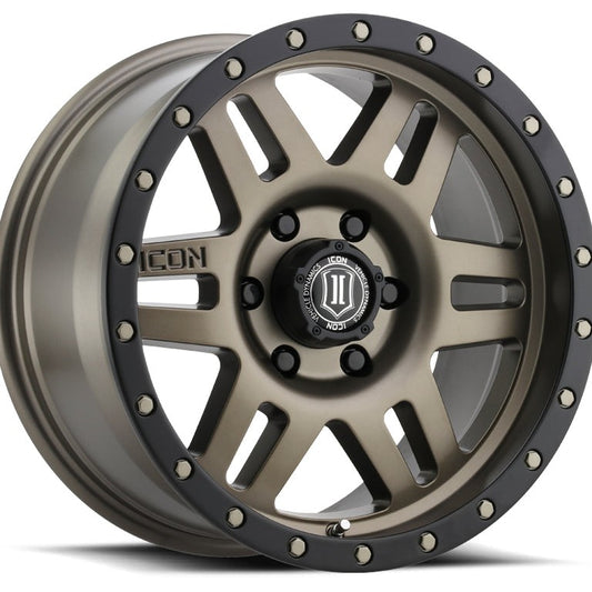 ICON Alloys Six Speed 17x8.5 6x135 +6mm Bronze Wheel — image 1
