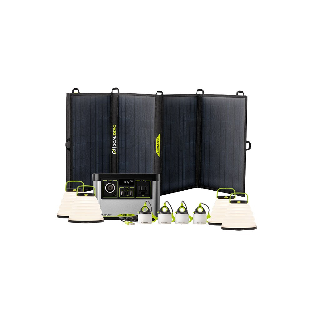 Goal Zero Yeti 200X Power Station, Nomad 50 Solar Panel and Lights Kit — image 1