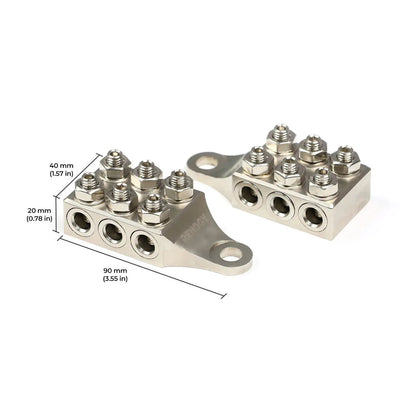12-Way Battery Terminal Distribution Block Pair Renogy