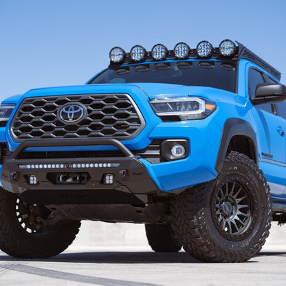 Rago Fabrication 2016-2023 Tacoma Winch Front Bumper with Top Hoop — image 2