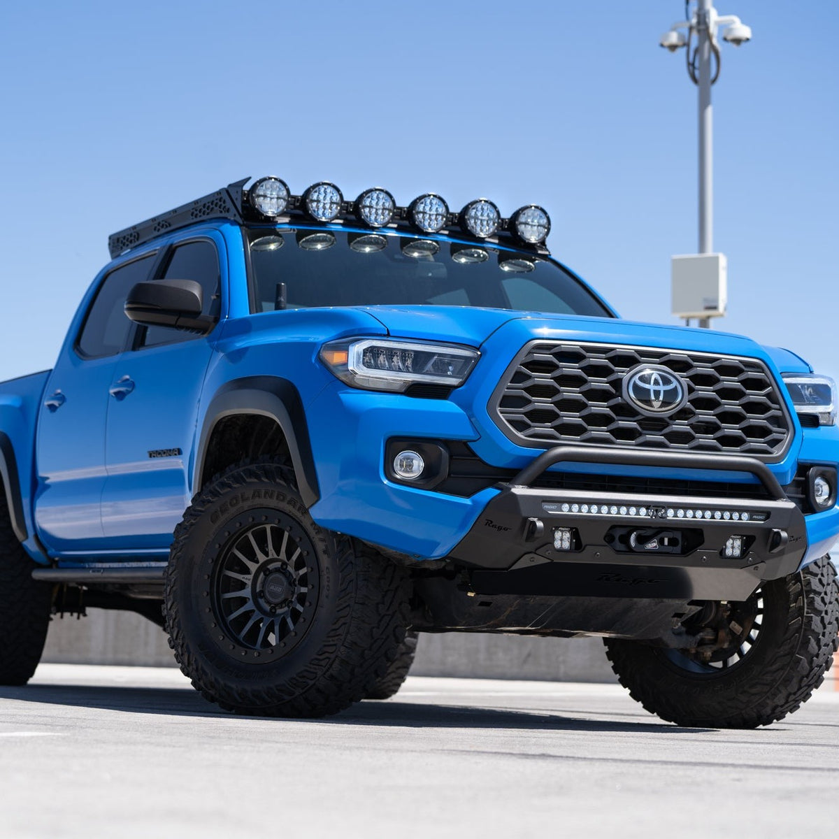 Rago Fabrication 2016-2023 Tacoma Winch Front Bumper with Top Hoop — image 4