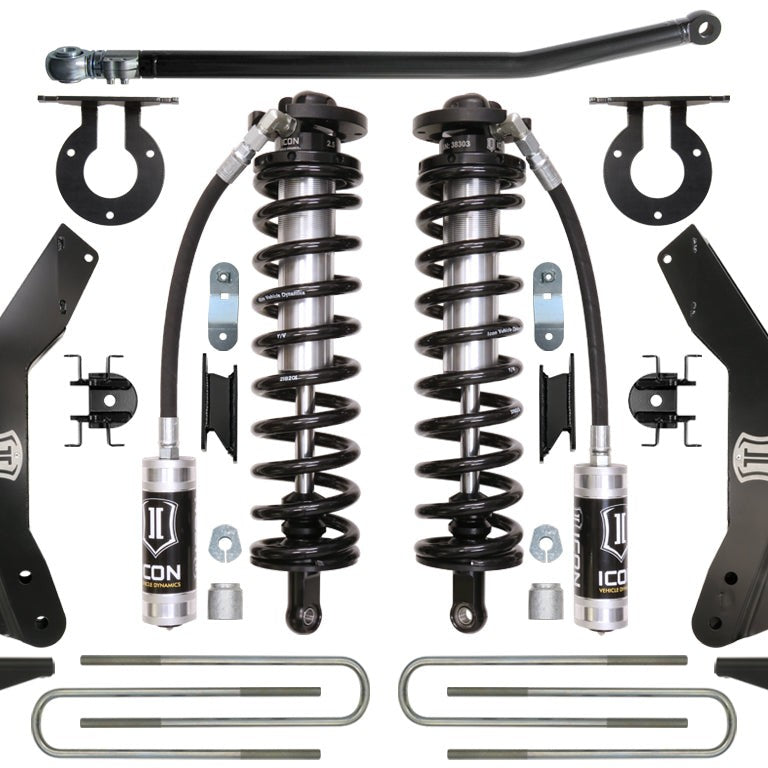 ICON Stage 3 Coilover Conversion System for 2011-2016 Ford F-250/F-350 4-5.5" Lift — image 1