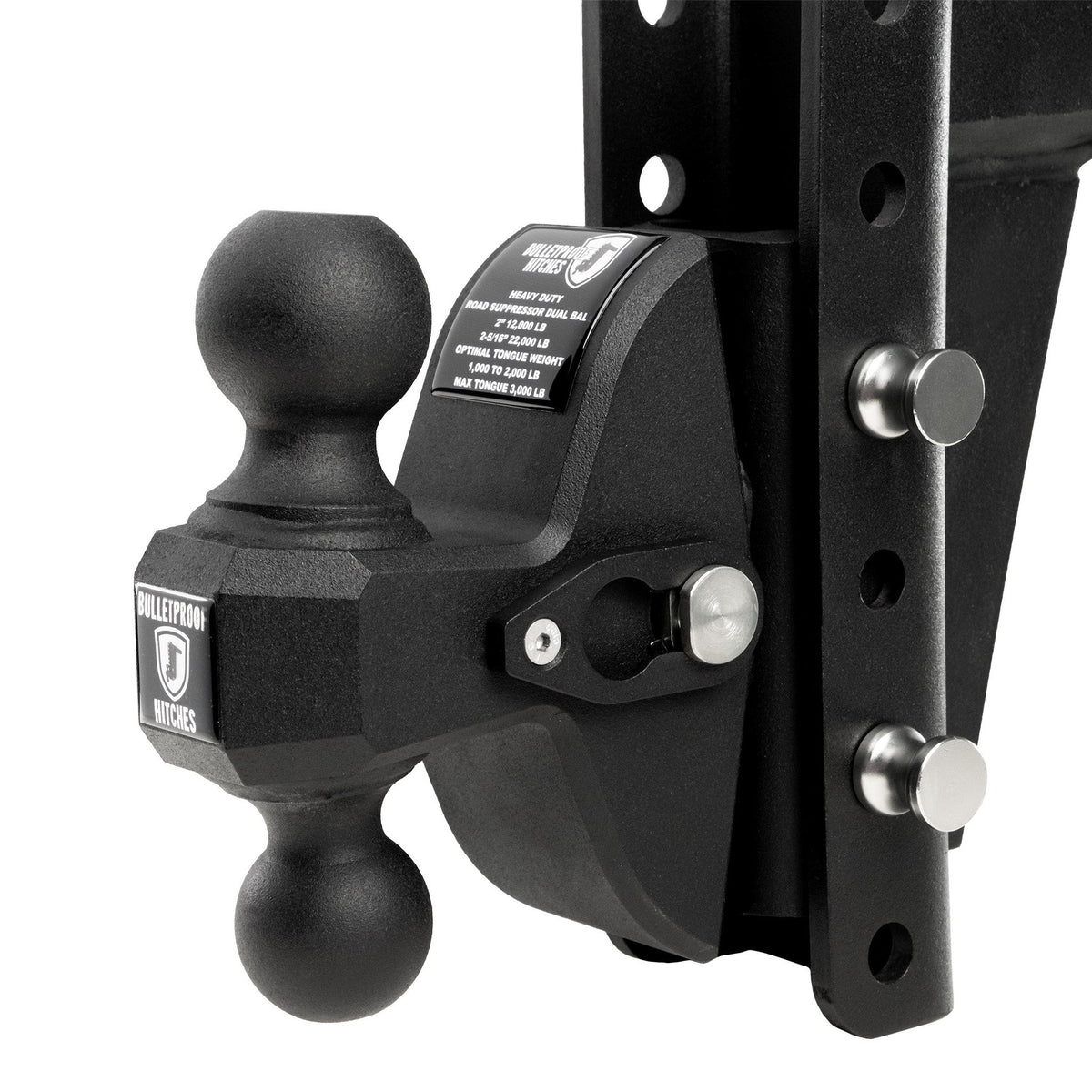 BulletProof Hitches Heavy Duty Road Suppressor Dual Ball Tow Hitch — image 3