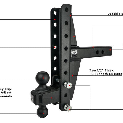 BulletProof Hitches Heavy Duty 2.0" 4" and 6" Offset Hitch — image 4