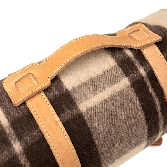 Leather Carrier for Blanket, Bedroll, or Sleeping Bag